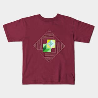 Abstract Geometric Minimalist Modern Kids T-Shirt